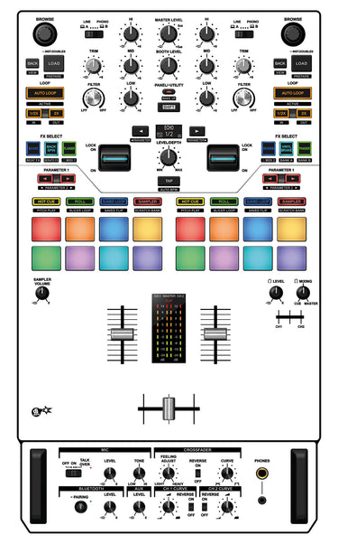 Pioneer DJ DJM S7 Skin White